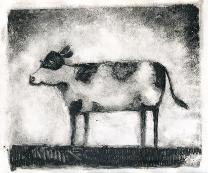 Monotype of cow