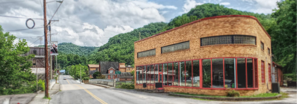 exterior photo of the appalachian media institute in whitesburg kentucky