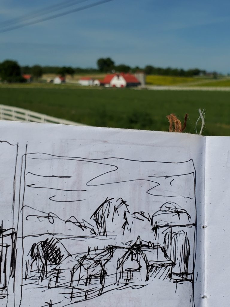 sketch of farm in flemming county kentucky