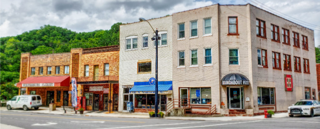 panoramic photo of whitesburg kentucky