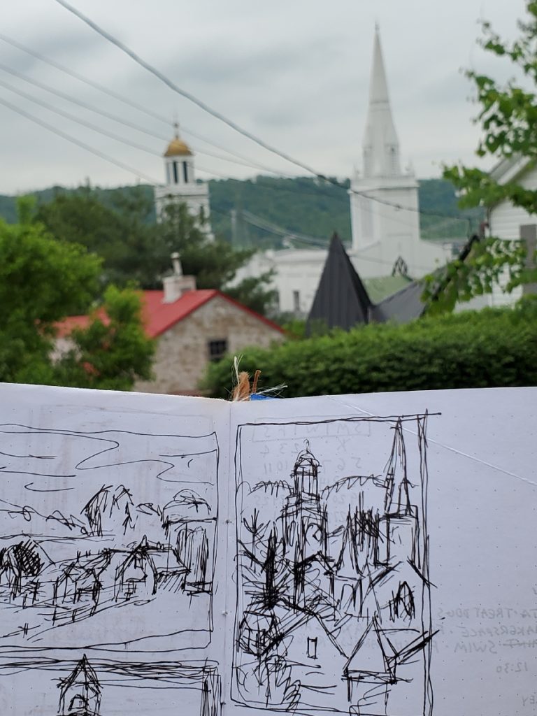 sketch of sutton hill in maysville kentucky