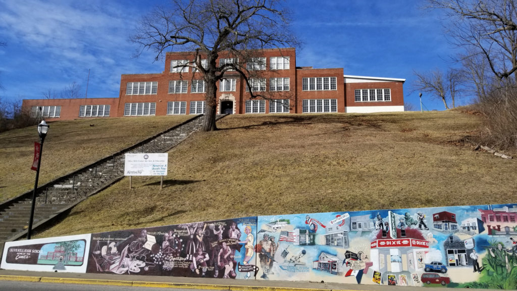 mural at olive hill kentucky