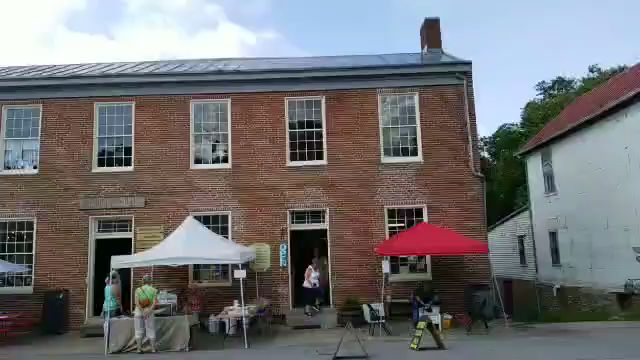 tents at washington hall in old washington kentucky 