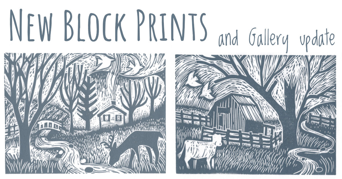 New Block Prints – and Gallery update