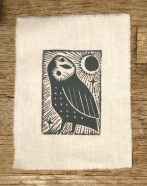 Owl With Moon Patch